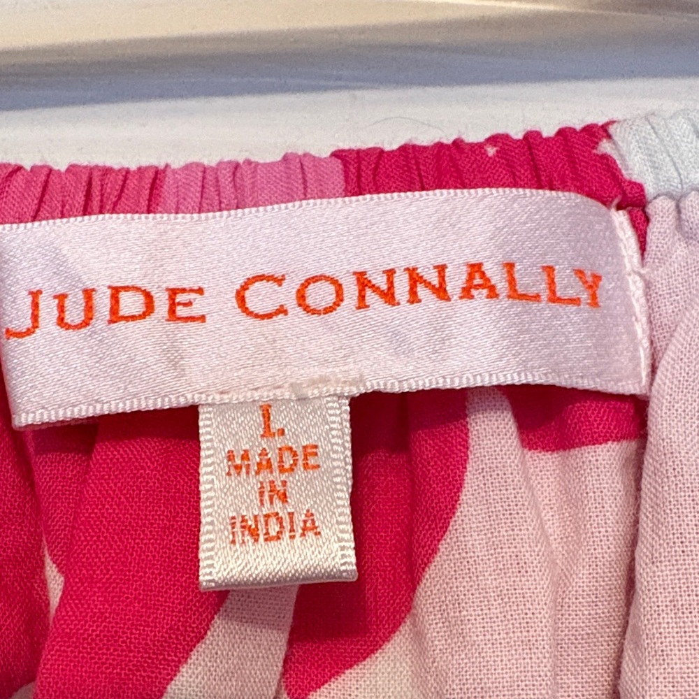 Jude Connally Vibrant Pink and White Maxi Dress - Picture 2 of 4